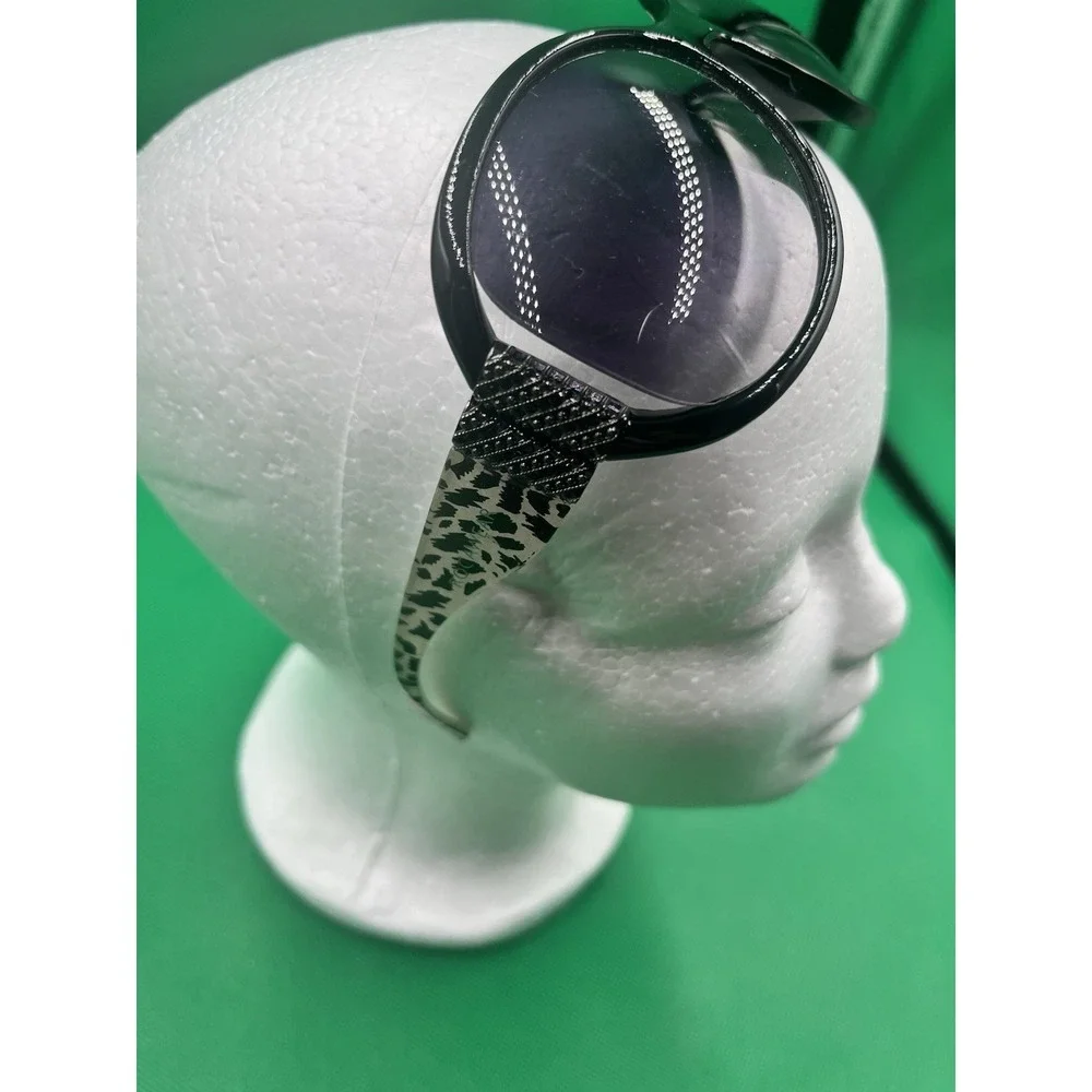 Rocawear Black/White Leopard ‎ Frame Polarized Lens UV Protection Sunglasses